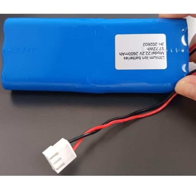 Custom Rechargeable 18650 Li ion Battery Packs 22.2v 2600mAh With 3Pin Connector