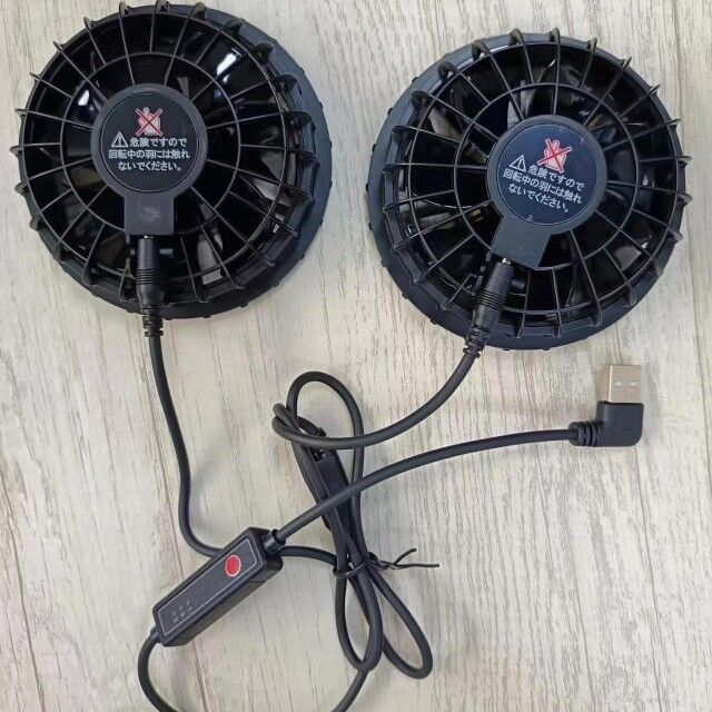 Summer Cooling Outerwear Fan with 3 level speed for Jacket Cooling Fan Super Thin 34mm
